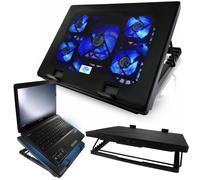 AABCOOLING NC71 NOTEBOOK | LAPTOP | COOLER | 5 X VENTOLE | USB | LED | 12-17"