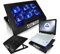 AABCOOLING NC77 NOTEBOOK | LAPTOP | COOLER | 4 X VENTOLE | USB | LED | 12-17"
