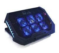 AABCOOLING SCUTUM NOTEBOOK LAPTOP COOLER 6 X VENTOLA LED BLU USB RGB LED 10-17"