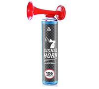 AABCOOLING Signal Horn - Trombetta da Stadio ad Aria Compressa con Gas Non Infiammabile, Fino a 320 Segnali Brevi, Segnalatore Acustico Molto Rumorosa, Trombe Stadio per Feste, Gas Trombetta Trombette