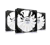 AABCOOLING Silent Jet Fan 12 - Una Silenziosa e Molto Efficiente 120mm Ventola PC, 120mm Fan, Ventilatore 12V, Accessori PC, 12cm, 3 Pin Cooling Fan, 104m3/h - 3 Pezzi 12,9 Db(A)