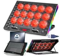 AABCOOLING SPATIUM PAD RAFFREDDAMENTO NOTEBOOK COOLER LAPTOP RGB LED 15 X...