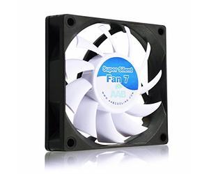 AABCOOLING Super Silent Fan 7 - una Silenziosa e Molto Efficiente 70mm Ventola per Case PC, Ventilatore per Stampante 3D, 12V Accessori per PC Portatile, 7cm, Ventola Computer 17,3 dB(A)