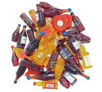 Aabellay Set di 40 mini birre in miniatura, modello misto, in resina, modello istantaneo, per collana fai da te, ciondoli, portachiavi, spilla, orecchini, custodia per cellulare stile casuale 3