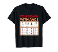 AAC Consapevolezza Comunicazione Alternativa Si Giù con AAC Maglietta