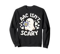 AAC Non è Spaventoso Divertente logopedia SLP Scuola Halloween Felpa
