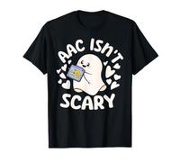 AAC Non è Spaventoso Divertente logopedia SLP Scuola Halloween Maglietta