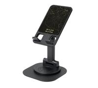 AACPPB Milano City Map Supporto per telefono portatile pieghevole con foro di ricarica Rotazione a 360 Angolo regolabile Base antiscivolo