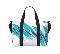 aacxzff Borsa pieghevole da viaggio a mano con design a tazza anni '90, borsa da palestra per il fine settimana per donne e uomini piccola da portare sotto il sedile