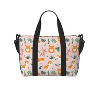 aacxzff Borsa pieghevole da viaggio a mano di piccole dimensioni con stampa Corgi Borse da palestra per il fine settimana Borse da palestra per donne uomini Piccolo Carry on Underseat