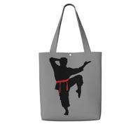 aacxzff Questa borsa da uomo in tela con stampa di karate è robusta e leggera per il pendolarismo quotidiano