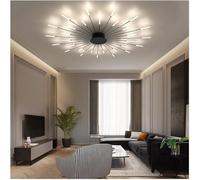 AADDFDD Vicino alle plafoniere Lampada da soffitto a Forma di Fiore Creativo Fuochi d'artificio Moderni a LED Plafoniera da Semi-Incasso Lampadario in Metallo Acrilico Apparecchio di Illuminazione a