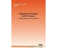 Aaditya Ramdas Ruodu Wang Hypothesis Testing with E-values (Tascabile)