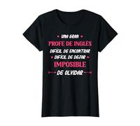 aaDivertido PROFE DE Inglès Mujer Una Gran PROFE DE Inglès Maglietta