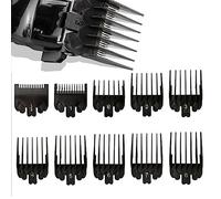 AAED 10 Pz Pettini per Tagliacapelli per Professionale Trimmer,Pettini per Wahl Tagliacapelli Rasoio Elettrico,Clipper Guide di Taglio Codificate,Adatto A Tutti I Wahl Effettivi