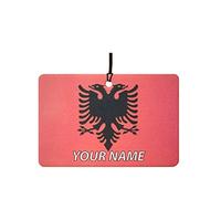 AAF Deodorante per Auto Personalizzato con La Bandiera Albania Flag