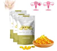 AAFQ Capsule di riparazione naturale, capsule vaganali di riparazione naturale, anti-prurito istantaneo, per la riparazione dimagrante e rassodante, capsule naturali rosa e tenera, rimangono chiare e