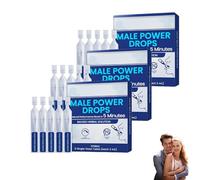AAFQ Male Power Drops 2025 Upgrade | Supporto rapido per resistenza e prestazioni per uomini | Integratore energetico a lunga durata | Risultati rapidi (3Pcs)