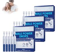 AAFQ Male Power Drops - Aggiornamento 2025, AAFQ Secret Drops for Strong Men, Delay Drop for Long Last Men, Fast Acting Results, Instant Energy & Stamina Support (3)