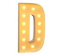 AAIRRA Decorazioni for Matrimoni Marquee Illuminano Lettere E Numeri Lettere Grandi for Tendoni Luci A LED Light Up Lettere Decorazione for Feste di Compleanno Decorazioni Pub Fidanzamento,D,100CM