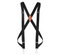 AAIXXIZAO Bretelle Suspender A Clip Laterale per Uomo da Lavoro 2,5 Cm di Larghezza X-Back con 2 Moschettoni Bretelle Elastiche Regolabili per Pantaloni