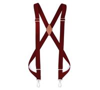 AAIXXIZAO Bretelle Suspender A Clip Laterale per Uomo da Lavoro 2,5 Cm di Larghezza X-Back con 2 Moschettoni Bretelle Elastiche Regolabili per Pantaloni