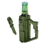 Aakluk Assault-Style Tacticals Insulation Sleeve | Portable Party Beverage Holder Insulation Sleeve with Beer Opener | Beer Coozies for Bottles & Cans | Gift for Men