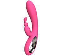 AAKOMA Vibratore per coniglio con riscaldamento intelligente G Spot, giocattoli sessuali con doppio motore 36 modalità di vibrazione di frequenza per stimolatore clitorideo vaginale giocattolo Pink