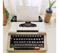 Macchina da Scrivere Vintage Meccanica Classica Manuale retrò Portatile Wireless Macchina da Scrivere Funzionante con Valigia E Nastro,Regali per Amanti Vintage