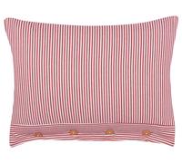 AALITA Cuscino decorativo A strisce Rosso 40 x 60 cm Cotone