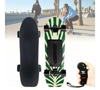 aallwwsso Skateboard Elettrico con Telecomando, Longboard Elettrico per Adulti E Ragazzi,Motore Singolo/Doppio,velocità Massima 24/45 Km/H,4 modalità di velocità, Longboard all-Terrain dualdrive-A