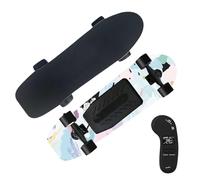 aallwwsso Skateboard Elettrico con Telecomando, Longboard Elettrico per Adulti E Ragazzi, velocità Massima 24/45 Km/H,Autonomia 26 Km,Longboard Ip54 Resistente Spruzzi per Principianti Singledrive-B
