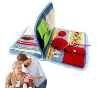 AALLYN Coperta Fidget, coperta Fidget per demenza - Coperta sensoriale con attività per anziani,Giocattoli Fidget per la Perdita di Memoria, Coperta Fidget per Adulti con Demenza per Alzheimer,