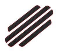 AALXF Battitacco Soglie Porte per Ford Fiesta 1976-2020 2021 2022 2023 2024 2025,Fibra di Carbonio Auto Esterno Piastra Adesivi Batticalcagno Protezione Porta Soglia Sticker Car Accessori