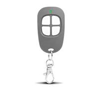 AAM0049 Telecomando Cancello e Garage - Compatibile SCS Sentinel - 433,92 MHz - 4 Canali - Codice segreto girevole e a lunga portata - Grigio