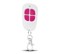 AAM0049 Telecomando Cancello e Garage - Compatibile SCS Sentinel - 433,92 MHz - 4 Canali - Codice Segreto Rotante & Lunga Raggio - Rosa