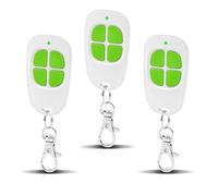 AAM0049 - Telecomando per cancello e garage, compatibile con SCS Sentinel - 433,92 MHz - 4 canali, codice segreto girevole e raggio lungo, colore: verde