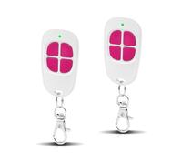 AAM0049 - Telecomando per cancello e garage, compatibile con SCS Sentinel - 433,92 MHz - 4 canali, codice segreto girevole e raggio lungo, colore: rosa