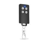 AAM0121 - Telecomando per cancello, compatibile SCS Sentinel - 433,05-434,79 MHz, 4 canali, codice segreto girevole e portata 50 m, colore: grigio