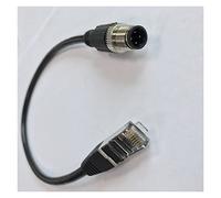 AANAN Connettore M12 a 4 Pin for Rete RJ45 Cavo di Rete Crystal Head Super Categoria 5 Impermeabile(1 Meter)