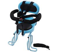 Aangeebone Seggiolino da bicicletta per bambini, con cintura di sicurezza e sterzo, da 6 mesi a 6 anni, per mountain bike, bici da corsa, e-bike