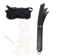 Aaobor Set di 2 fruste da Equitazione in Pelle Nera a Tre Strati, Frusta da addestramento equestre, indispensabile per Gli Sport equestri