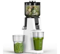 AAOBOSI Estrattore di succo da 200 W, per verdure e frutta, vincitore del test con grande foro di riempimento da 132 mm, senza pretaglio, Slow Juicer con contenitore senza BPA da 700 ml, per frutta e