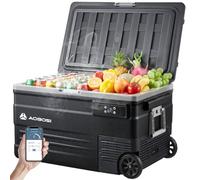 AAOBOSI Frigorifero Portatile 74L con App Controllo e Compressore, Frigo Portatile per Auto e Campeggio, Alimentazione 12/24V DC e 100-240V AC, Ideale per Famiglia, RV e Viaggi