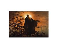 AAOCLO Batman Pittura Della Parete 3D La Stampa Della Pittura Su Tela Superheroes Immagini Per Decorazione Della Casa Regalo,20x30inch(50x75cm)