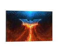 AAOCLO Batman Pittura Della Parete 3D La Stampa Della Pittura Su Tela Superheroes Immagini Per Decorazione Della Casa Regalo,16x24inch(40x60cm)