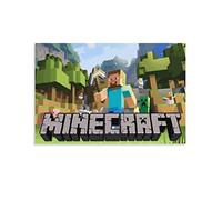 AAOCLO Minecraft Pittura Della Parete 3D La Stampa Della Pittura Su Tela Immagini Per Decorazione Della Casa Regalo,12x18inch(30x45cm)