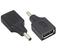 AAOTOKK (2-Pezzi Adattatore di alimentazione DC a USB USB 2.0 Connettore femmina a DC maschio 5V DC per caricabatterie, adatto per tablet,macchine di controllo. (DC 3.5×1.35mm)