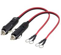 AAOTOKK(2Pezzi)16AWG Terminale di Cablaggio O-ring all'accendisigari Connettore Terminale cavo Filettato esterno Convertitore di Frequenza Pompa Dell'aria,Tazza Elettrica(0.3M/1Piede O-ring)