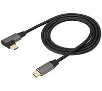 AAOTOKK 4K@60Hz 90 Gradi Tipo C 3.1 USB Maschio a Maschio Connettore Cavo Supporta Ricarica,Dati,Audio,Video Cavo Compatibile Samsung S10 S9+,MacBook(1M/3Piedi)